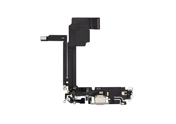 Charging Port for iPhone 15 Pro Max (Purple)-White Titanium Charging Port for iPhone 15 Pro Max (Purple)-White Titanium